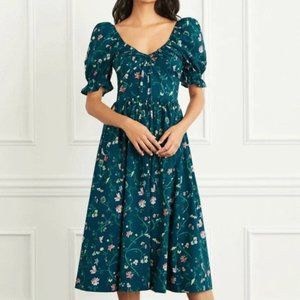 Hill House Ophelia Dress in Moody Floral XL